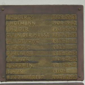 Hoogoven monument namen Hi t/m Kra