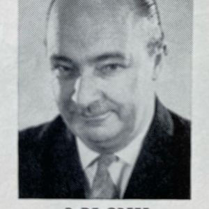 Piet de Greef 25 jaar in dienst bij Hoogovens. Bron Samen november 1967.