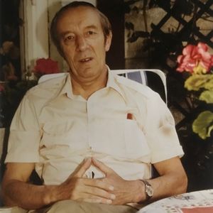 Foto van Piet Bruijns in 1985. Bron Sanny Bruijns