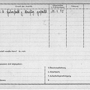 Vlies Andries van der 1926 Arbeitskaart iTs76005348 achterzijde