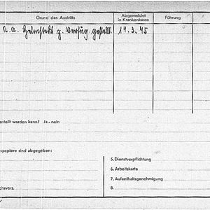 Wel Mijle van der 1921 Arbeitskaart iTs76005386 achterzijde