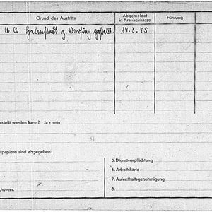 Zutphen Wout van 1926 Arbeitskaart iTs76005428 achterzijde