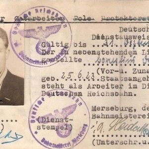 Dekker Cees Ausweis Bahnmeisterei Merseburg