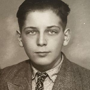 Harm Bakker in 1935. Foto van de familie, Harm Bakker.