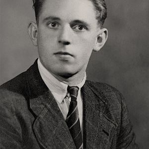 Elias de Vries circa 1944. Foto van Karin de Vries.