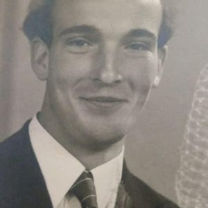 Leen Schoots. Foto bij zijn huwelijk. Bron Mevr. M. Milne South-Africa.
