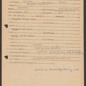 Wijbo van Marion opname in het ziekenhuis in Bad Dürrenberg 18 december 1944. Bron Nationaal Archief via Oorlogsbronnen