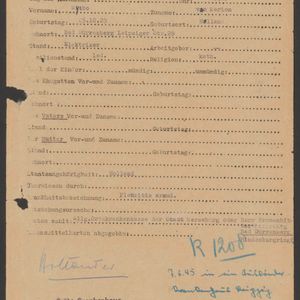 Wijbo van Marion opname in het ziekenhuis in Bad Dürrenberg 18 mei - 7 juni 1945. Bron Nationaal Archief via Oorlogsbronnen