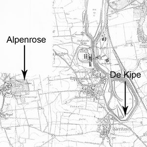 Kaart Peres en Lippendorf