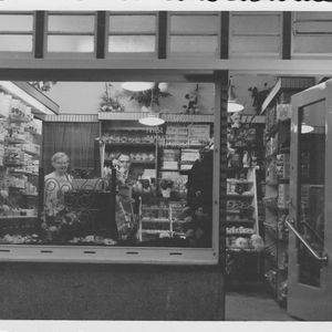 Wijbren en Jansje Plantinga in de Friese Brood en Banketbakkerij Middenweg 3 Haarlem. Foto van Hans Plantinga.