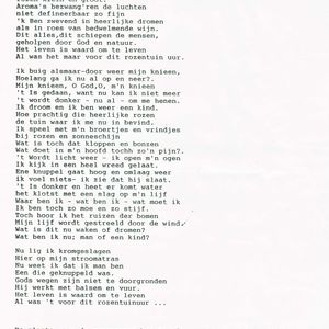 De Rozentuin gedicht