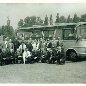 De reisgroep die in eind april, begin mei 1968 voor het eerst terug was in Oost-duitsland. In het foto-album onder "Links" treft u de namen aan.