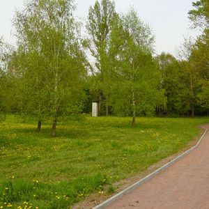 Park met het gedenkteken te Zöschen