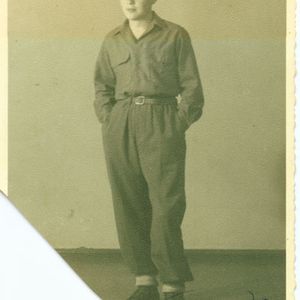 Lammert Lubach in Naumburg in mei 1945