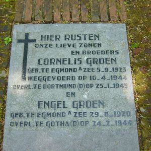 Graf op Duinrust van Cornelis en Engel Groen
