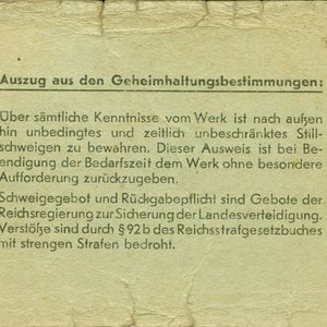 Jan Schelvis Ausweis Walbeck achterzijde
