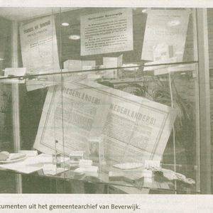 Noordhollands Dagblad 20 april 2005 tentoonstelling vitrine