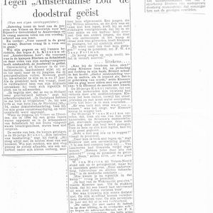 Het Parool van 13 oktober 1947 Bijzonder Gerechtshof Amsterdam zaak J.L. Kiesouw