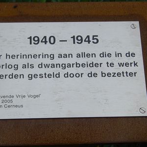 Beschrijving van het Dwangarbeiders monument