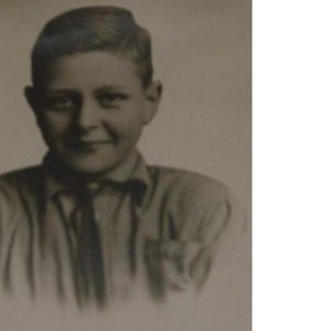 Een schoolfoto van Elis de Bie 