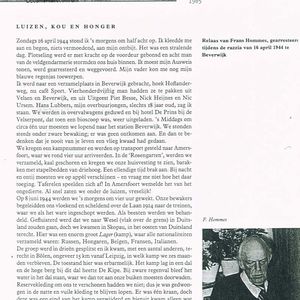 Overdruk uit het boek, Uitgeest 1940-1945 het had wél gevolgen, van Co van Tongeren jr. 1985. blz 62