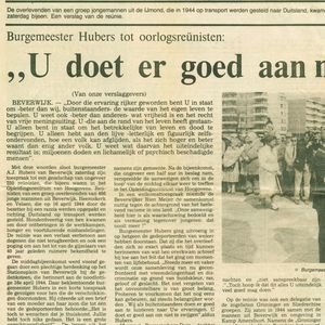 Noordhollands Dagblad 16 april 1984 Verslag reunie 14 april 1984 links