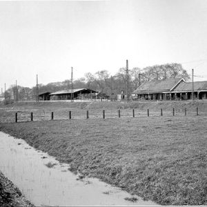 De achterzijde van het Station in Beverwijk
