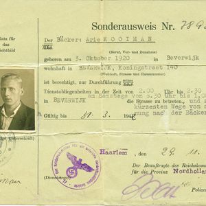 Speciale pas van 29 november 1941