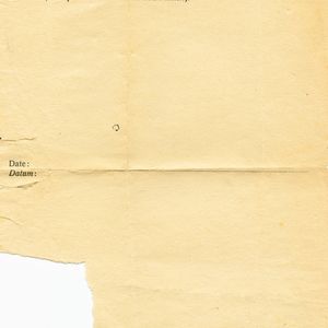 Rode Kruis brief van 16 mei 1945 achterzijde