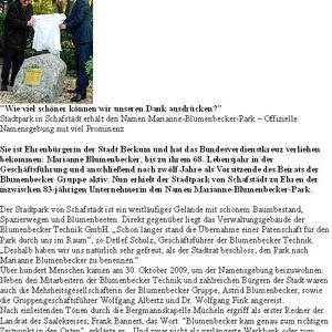 Eröffnung Marianne-Blumenbecker-Park Schafstädt teil 1