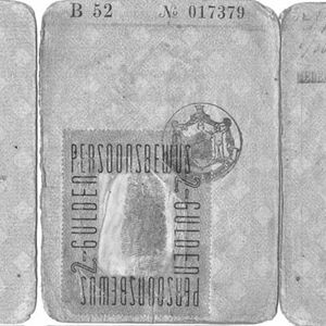 Persoonsbewijs Leen de Boer achterzijde