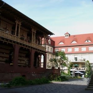 Alters und Pflegeheim Halle. Hilfskrankenhaus I. Foto van Bogenmann