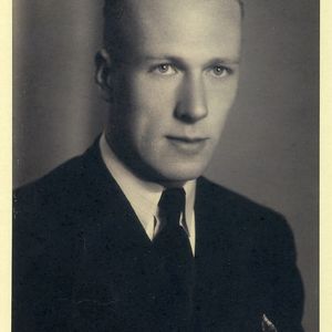 Cor Commandeur vlak na WO II. Foto beschikbaar gesteld door mevr. W. Nijhout-Commandeur.
