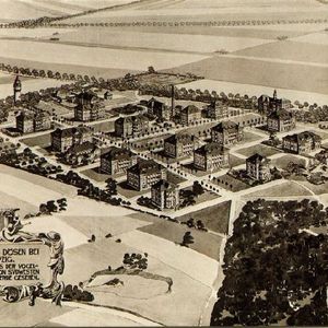 Het ziekenhuis complex waar in 1944 en 1945 Hollanders verpleegd zijn, Heilanstalt Dösen