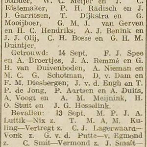 Geboren zoon. Bron: Haarlems Dagblad van 22 september 1922.