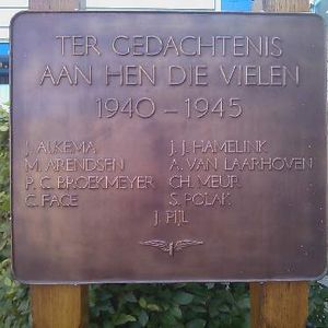 Plaquette bij de NS Werkplaats aan de Oudeweg 6 te Haarlem