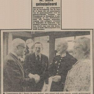 Benoeming tot commisaris van politie. Bron Limburgsch Dagblad van 24 maart 1979.