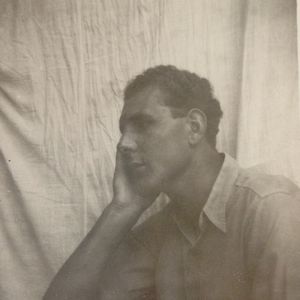 Nol Zandstra eind 40'er jaren. Foto van Mevr. E. Poulus.