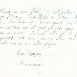 Brief uit Schkopau van ongeveer 12 juli 1944 2e deel