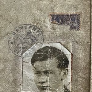 Persoonsbewijs Dirk Colenbrander 23juni1941. Bron: Maja Colenbrander.
